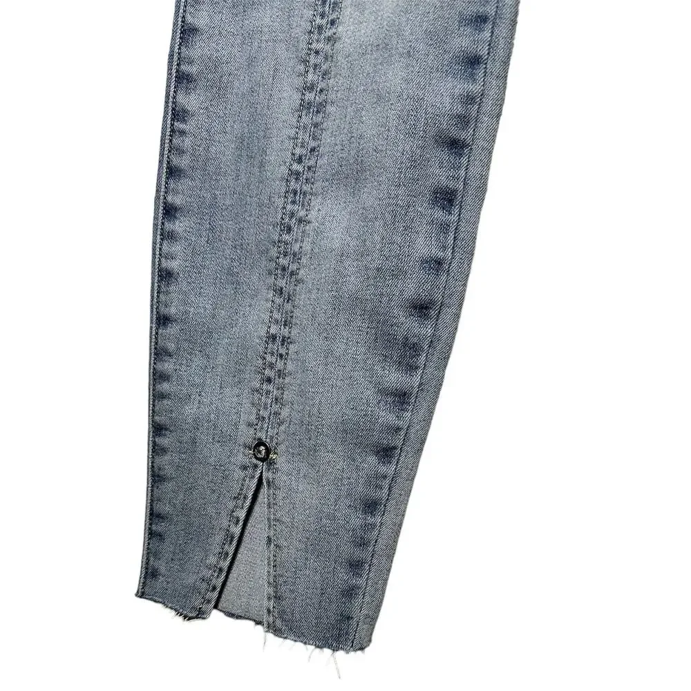 Pistola Demi Crop High Rise Split Raw Hem Jeans - Picture 2 of 3